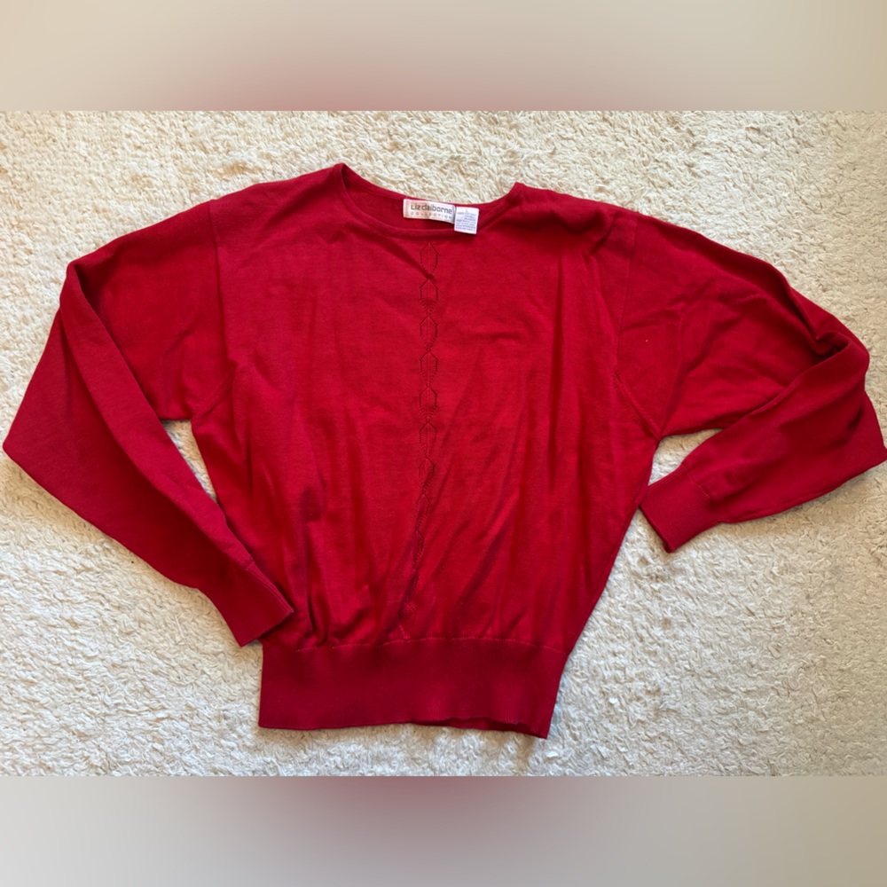 Liz Claiborne crop sweater top